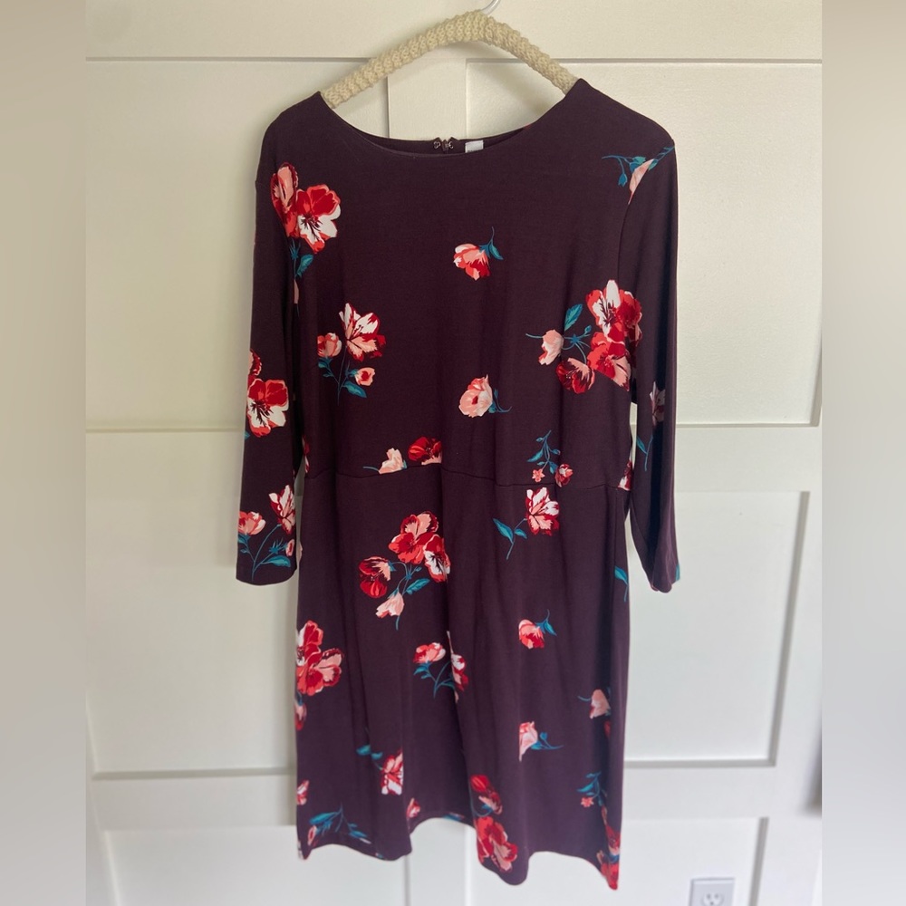 Floral Purple Old Navy Dress. Size XXL Tall. New with Tags